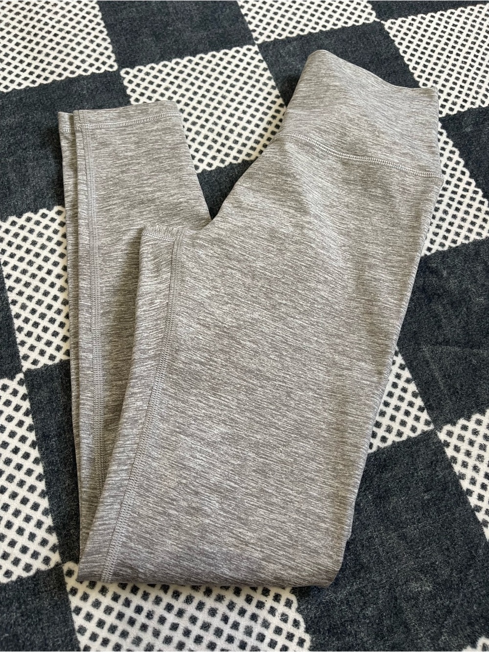 Women's Grey Heather High-Waist Leggings